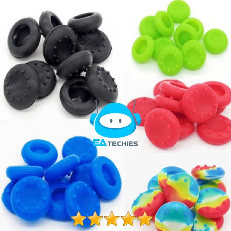 Karet Silikon Silicone Analog Thumb Grip Stik PS2 PS3 PS4 Xbox 360 One Logitech F310 F710