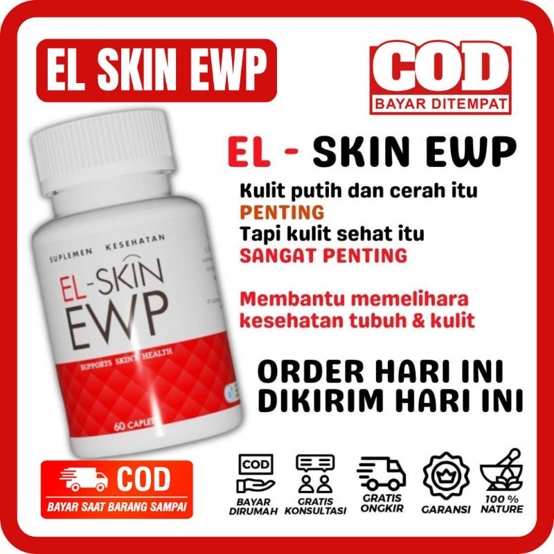 EWP - EWP EL SKIN EWP ELSKIN COLLAGEN EWP COLLAGEN Suplemen Kulit Sehat Anti Aging Alami Kolagen Izi