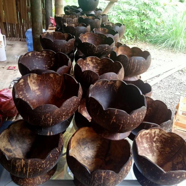 Jual Mangkok Batok Kelapa Unik Jadul Natural Alami Mie Baso Shopee Indonesia