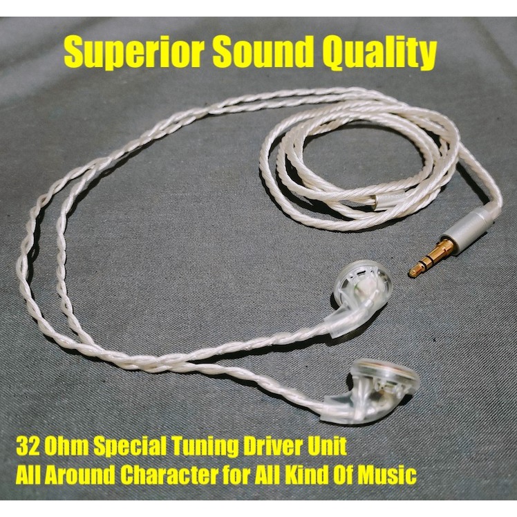 Earbud High End Earphone Custom Limited Hand Braid High Class 6N Cable