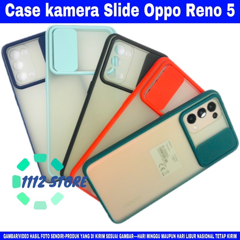 Case Kamera Slide Oppo Reno 5 - Hardcase Oppo Reno 5 - Silikon Oppo Reno 5