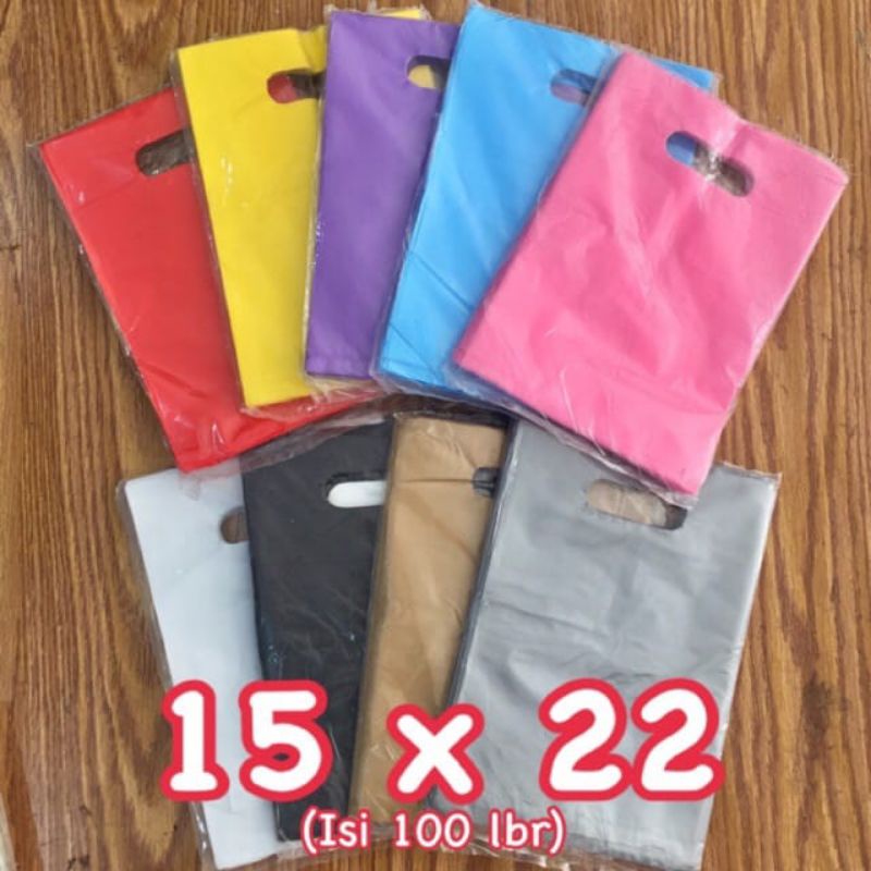 Kantong Plastik Pond Oval Polos 15x22 Hd Plong Shopping Bag Plastik Packing Online Shop Isi 100 Lembar