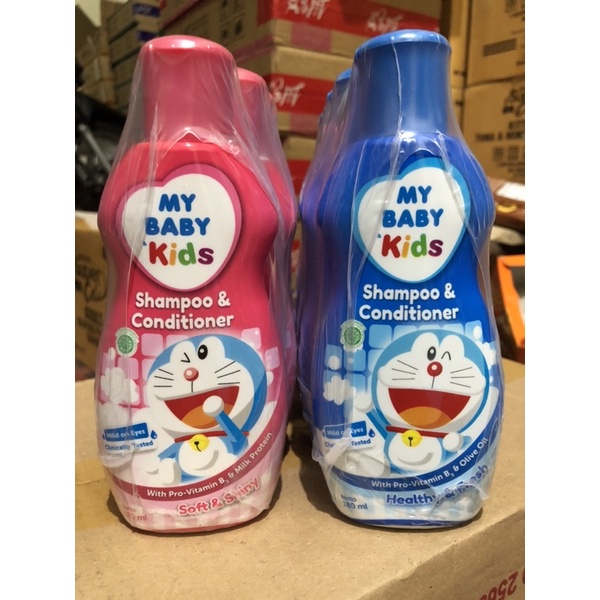 My Baby KIDS Shampoo &amp; Cond 180 ml Botol Besar