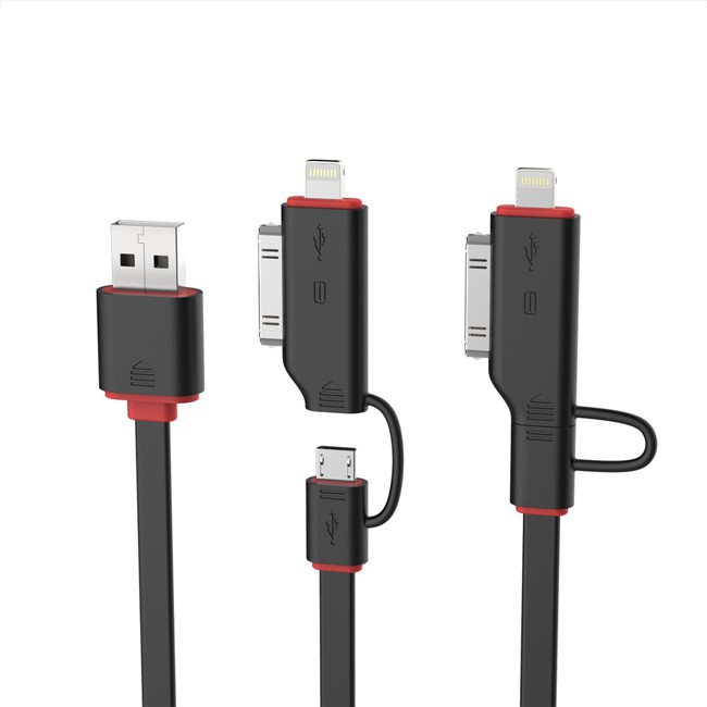 IMOVIUS Kabel Powerbank 3in1 Micro USB + iPhone 4 + iPhone5 Lightning