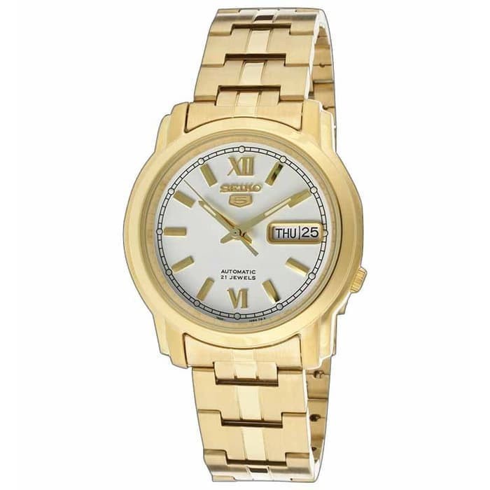 Seiko 5 Automatic SNKK84K1 Full Gold White Original