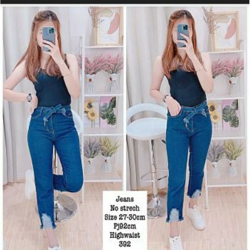 VB-CELANA WANITA JEANS BOYFRIEND TALI RAWIS MONIKA