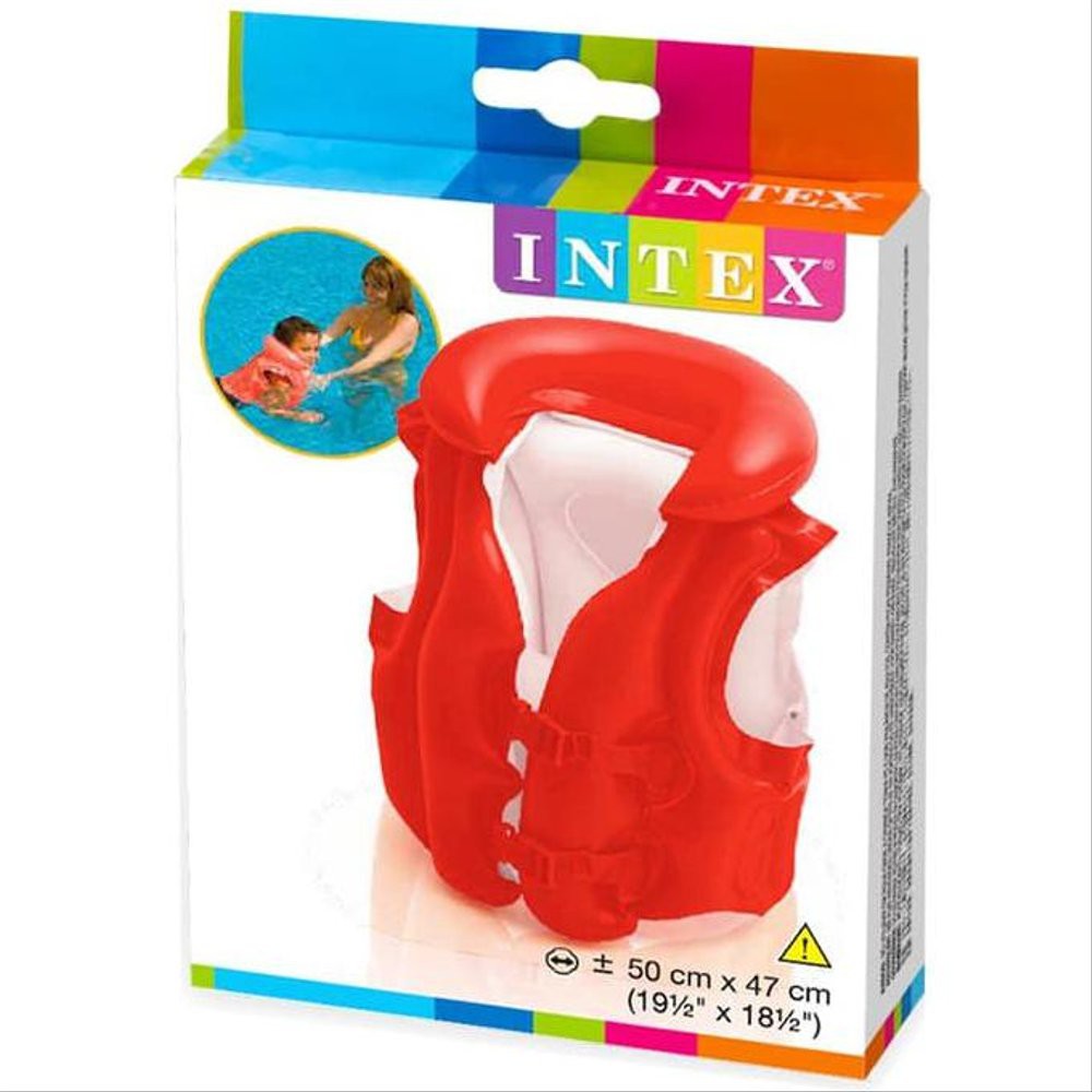 Rompi Renang / Jaket Renang Anak INTEX Deluxe Swim Vest Kid Orange