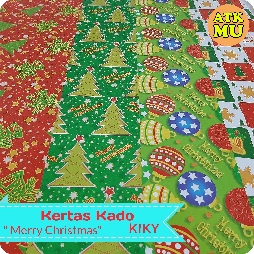 

Kertas Kado "Merry Christmas" Natal Kiky