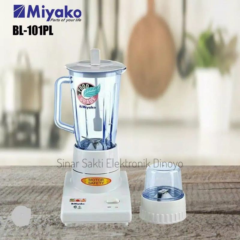 Blender Miyako BL 101 PL 2 in 1 - Blender Plastik Miyako BL101PL