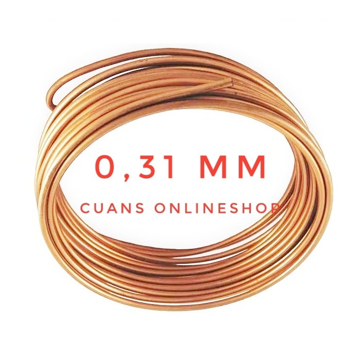 Capillary Copper Tube . Pipa Kapiler 0,31 mm 0.31mm Per Roll / Gulung