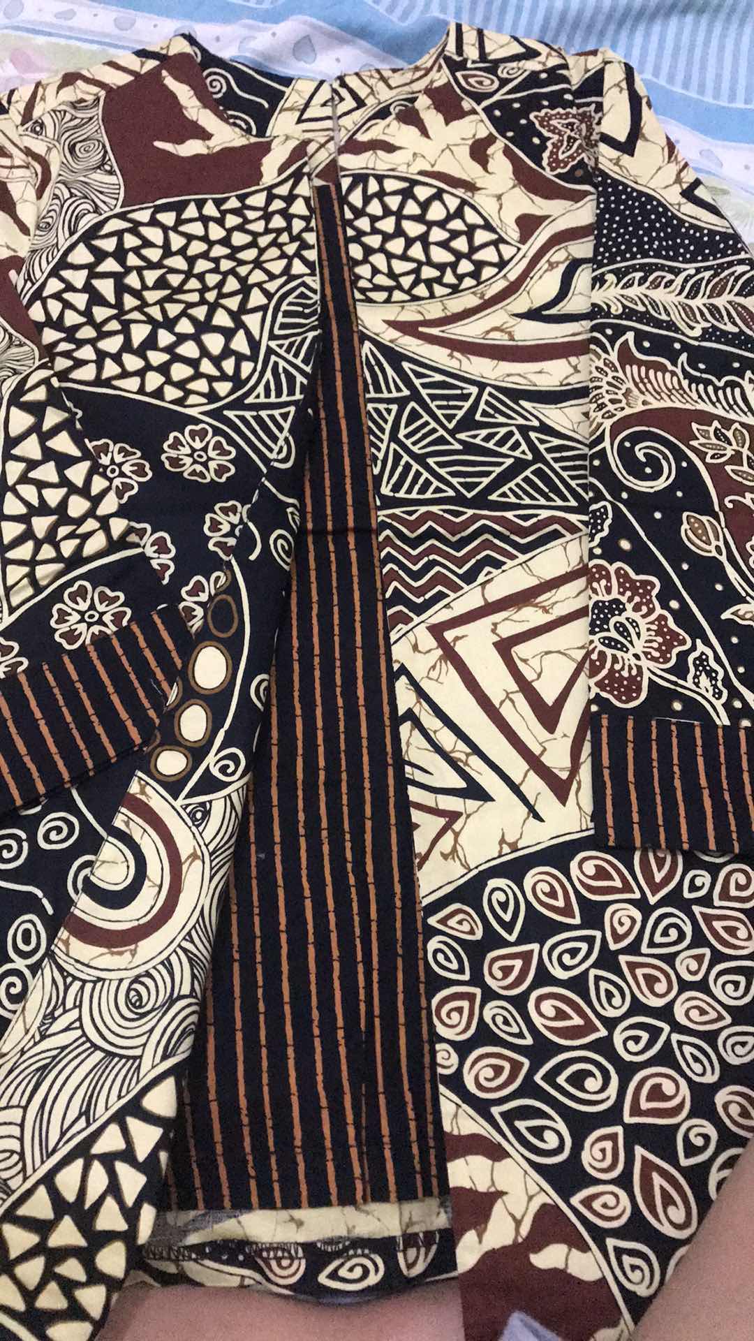 Atasan Blouse Batik Wanita Lengan Panjang, 242 Ano