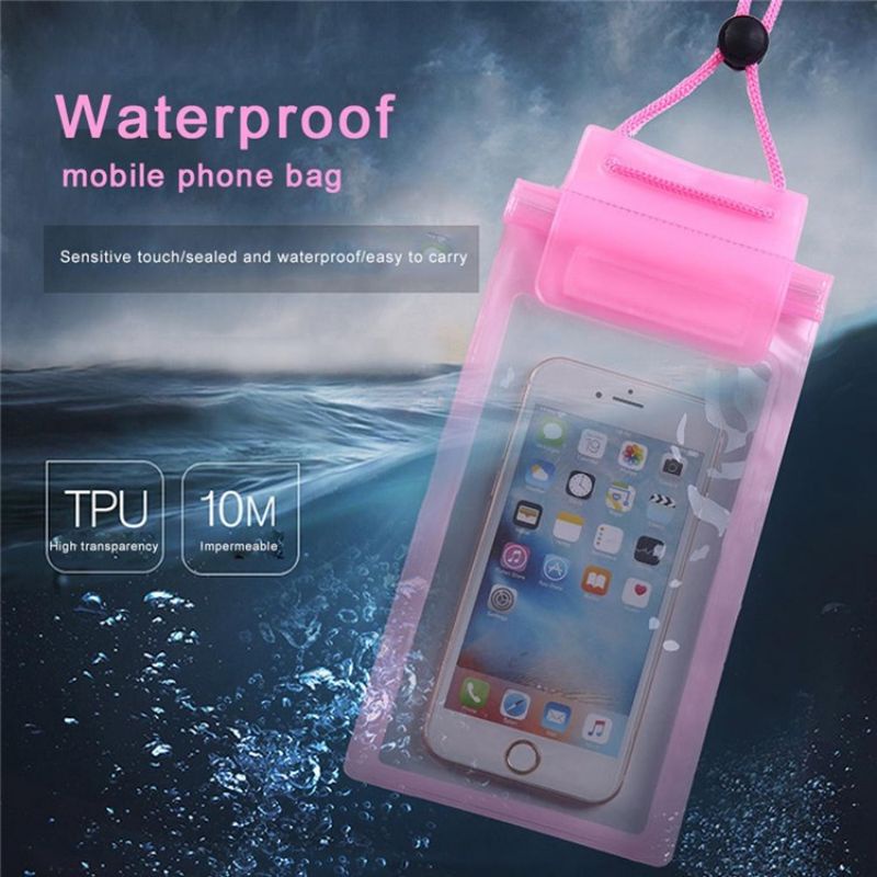 Waterproof case / Tas anti air untuk smartphone ukuran xl