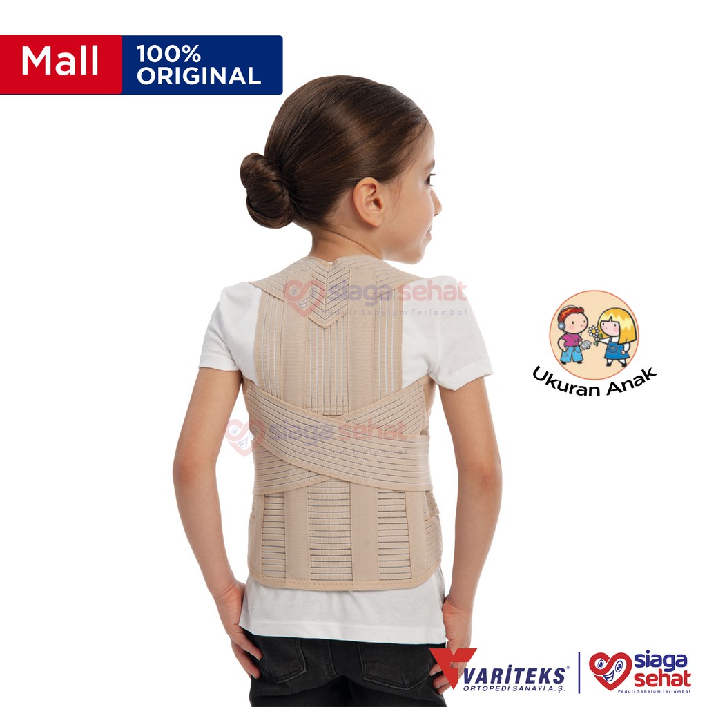 Posture Corrector - Variteks Kids Elastic Dorsolomber Corset (Penegak Punggung) 130P
