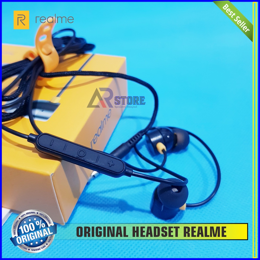 Headset Earphone Realme C1 C2 C3 Original In-EAr magnet