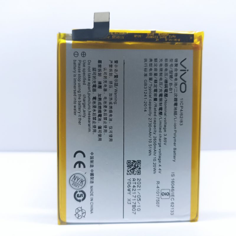 BATERAI BATRE VIVO Y55 Y55A Y55S Y55L B-B1 BB1 ORIGINAL