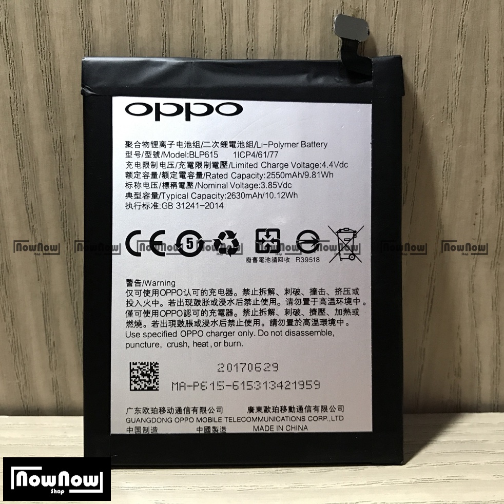 Baterai Oppo Neo 9 Neo9 A37 BLP615 BLP 615 Original Batre Batrai Battery HP