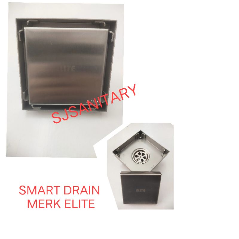 SMART FLOOR DRAIN ELITE STAINLESS SATIN