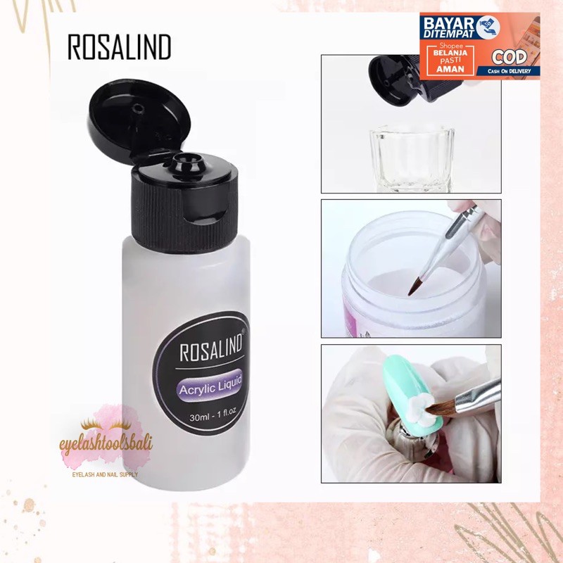 MONOMER CAIRAN ACRYLIC LIQUID ROSALIND 30 ML &amp; 75 ML