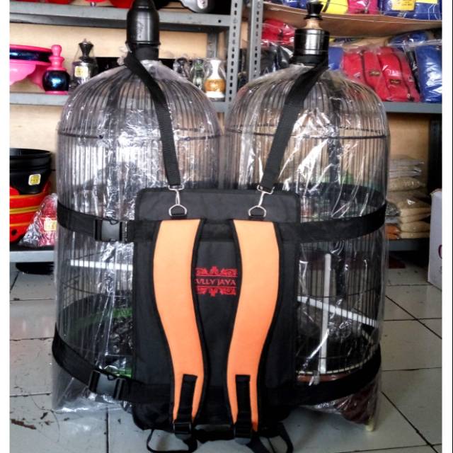 Tas sangkar lovebird murai dan kotak