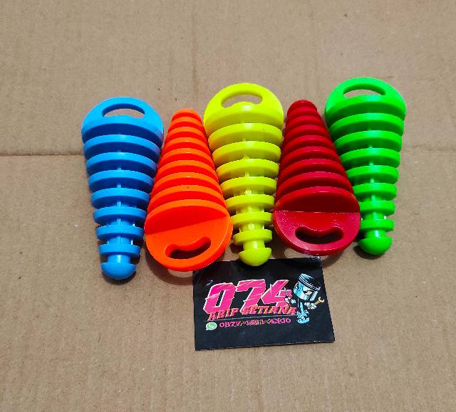 Tutup knalpot karet tutup lubang knalpot racing pnp sliencer lonerider wrx dbs 2T 4T dll-4