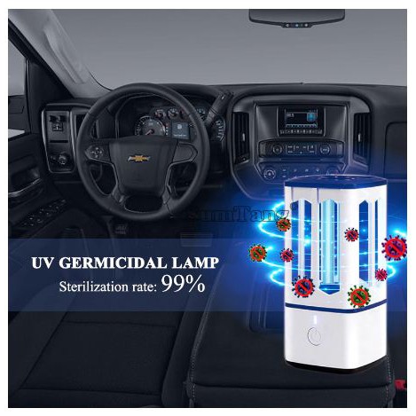 Lampu UV Sterilizer Portable UV Lamp Ozon Sterilizer USB Rechargeable