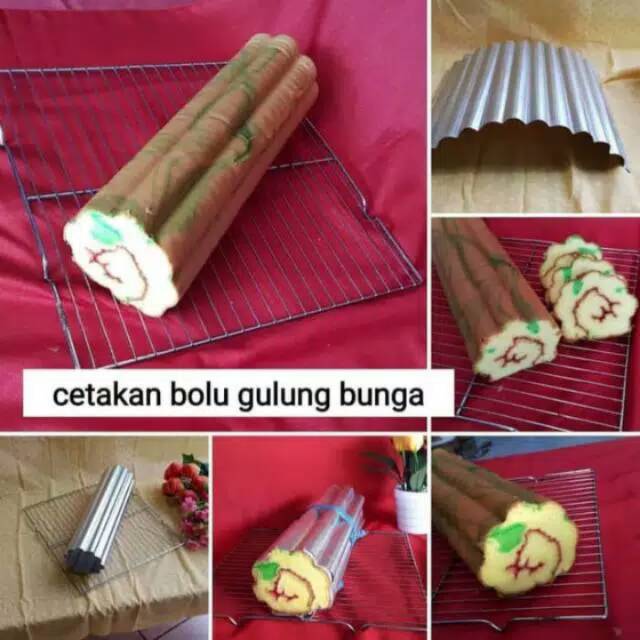 Cetakan Bolu Gulung Sakura / Loyang Sakura