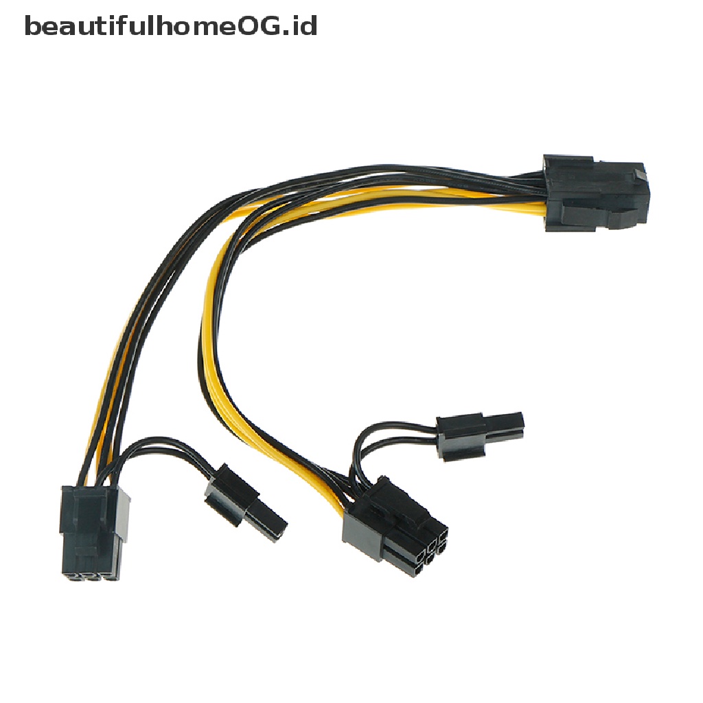 Kabel Power Splitter PCI-E 8Pin Ke PCI-E Express 8Pin (6Pin + 2Pin)