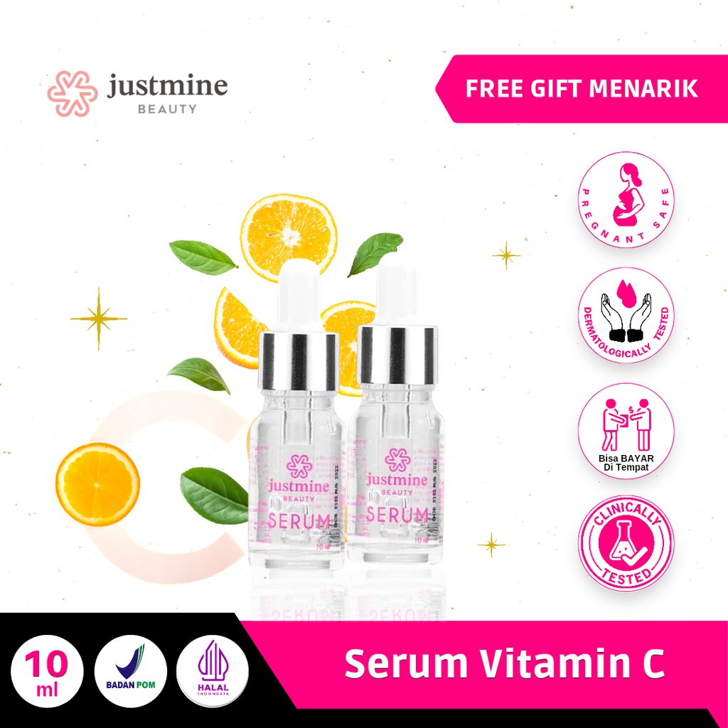 Justmine Beauty Serum Vitamin C 10ml | Serum Glowing Justmine