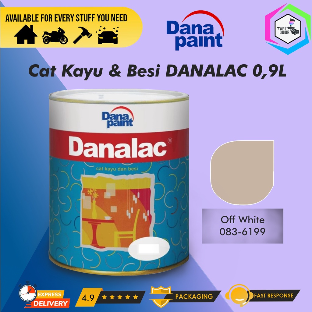 Cat kayu Dan Besi DANALAC Off White 083 - 6199