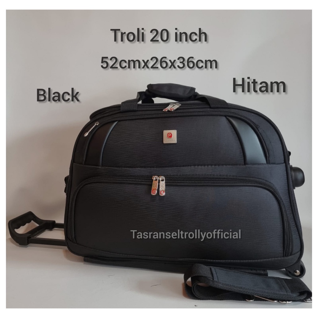 Tas Pakaian Troli Polo Interclub 52cmx26x36cm ukuran medium original8