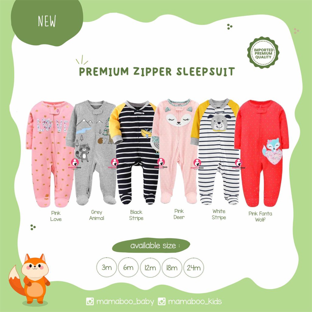 Premium Carters Zipper sleepsuit