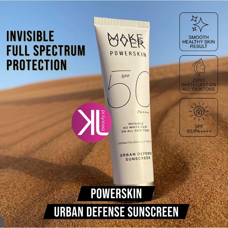 NEW! Make Over Powerskin Urban Defense Sunscreen