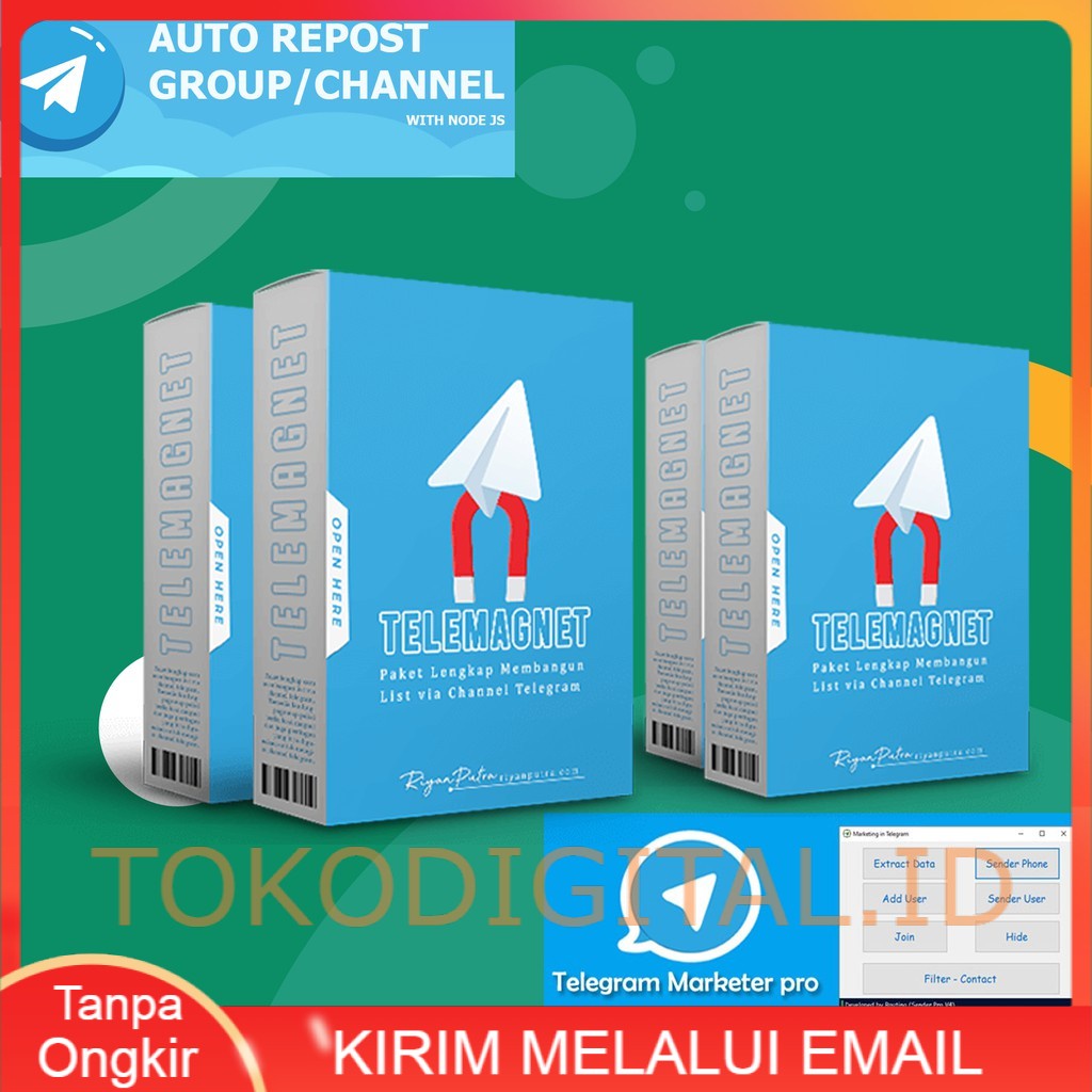 TeleMagnet, Telegram Marketing Pro, Auto Repost Telegram ke Grup/Channel Premium