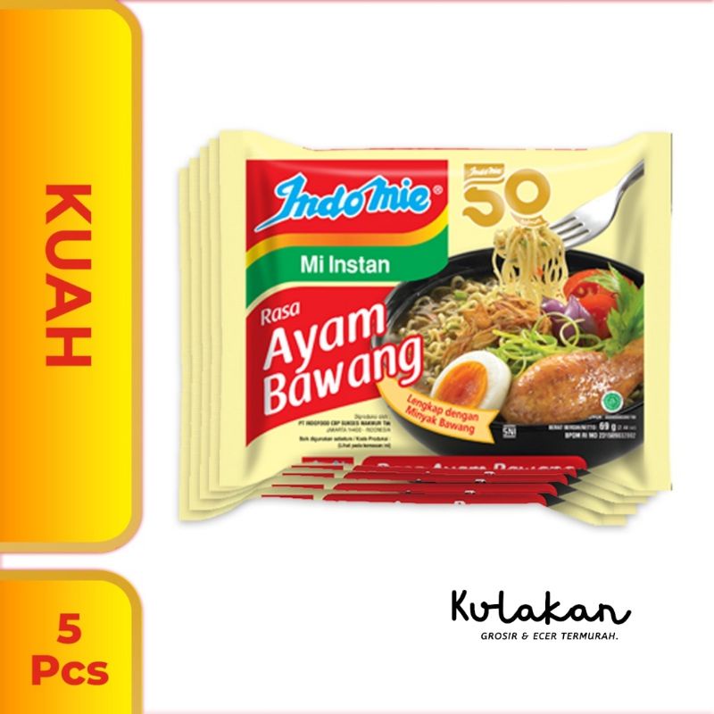 

5 Pcs - Indomie Kuah Ayam Bawang