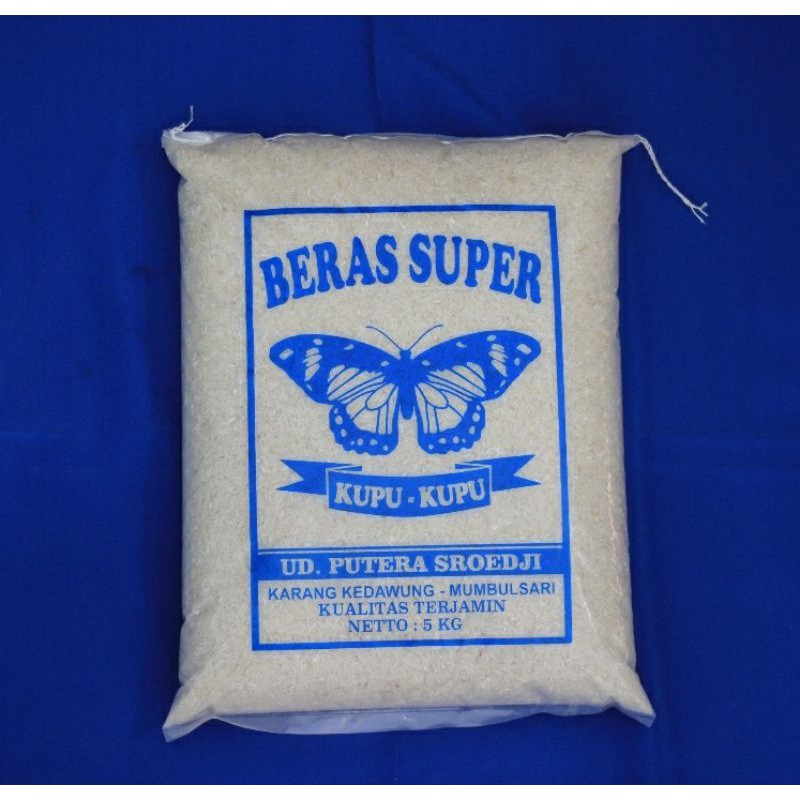 

Beras Kupu-kupu Kemasan 5kg Beras Alami dan punel