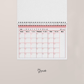 Jual Monthly Planner Catatan Rencana Agenda Bulanan A4 A5 B5 | Shopee ...