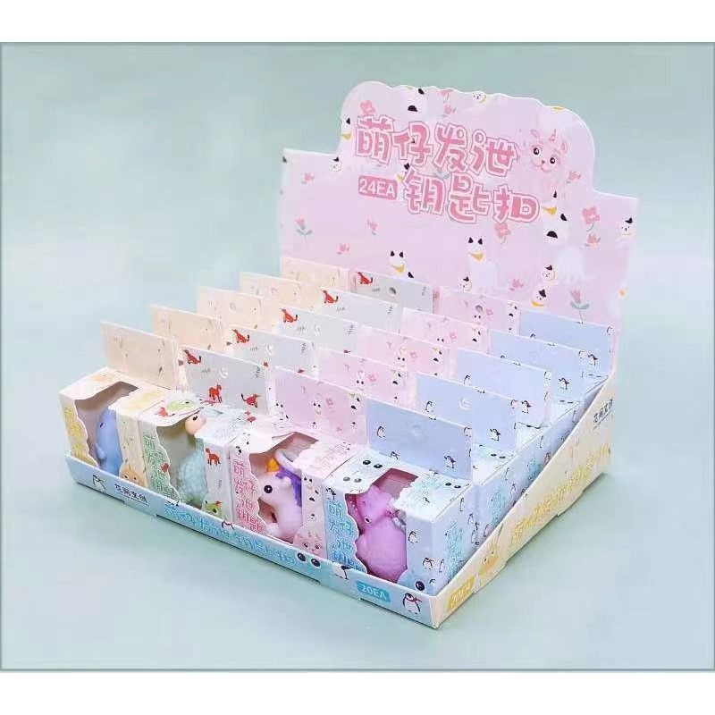 Mainan Anak Gantungan Kunci Squeeze Karakter Lucu Keychain Squishy - TINY MONSTER