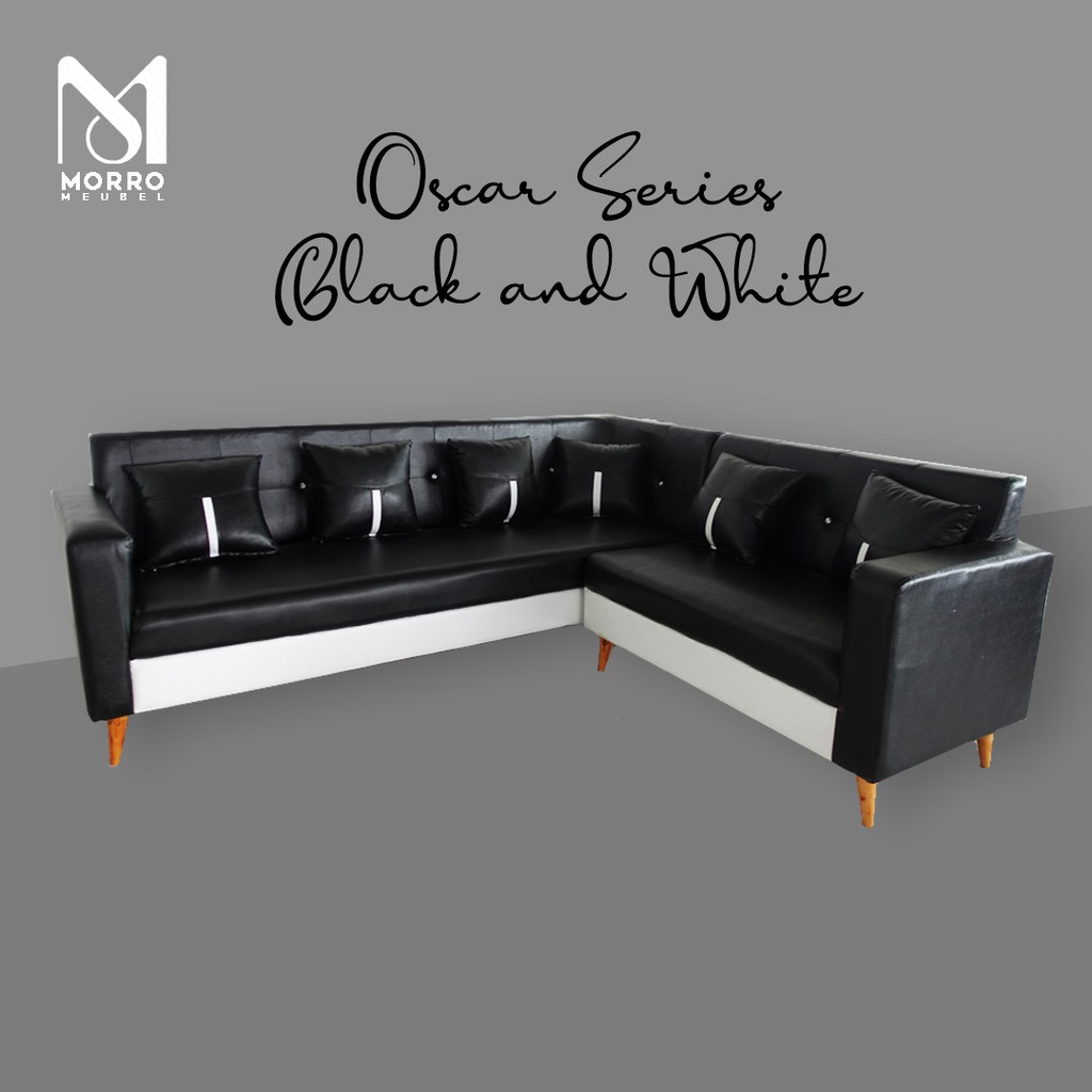 Sofa Minimalis Hitam Elegan Oscar Series Untuk Ruang Tamu