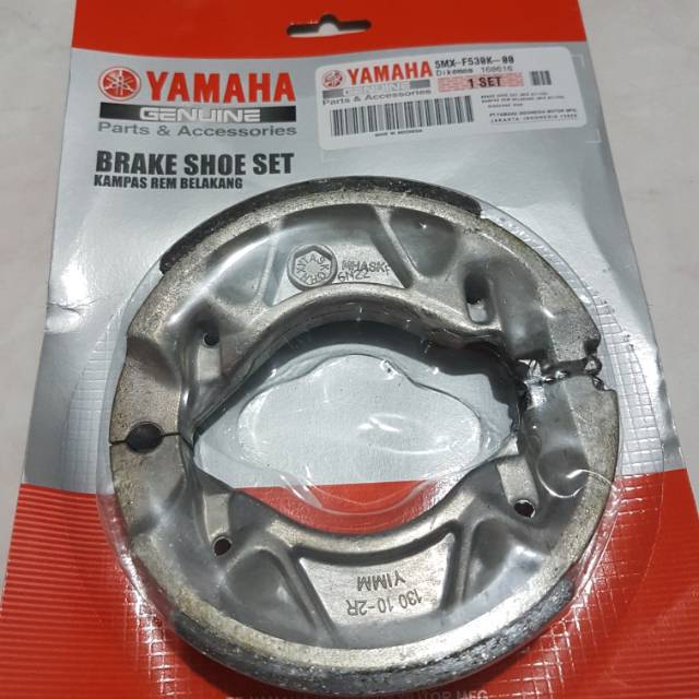 Kampas Rem Belakang Mio/Mio Soul/Fino