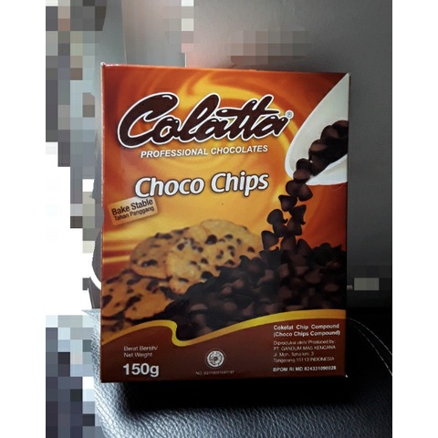 

COKELAT- CHOCO CHIPS COKELAT COLATTA 150GRAM -COKELAT.