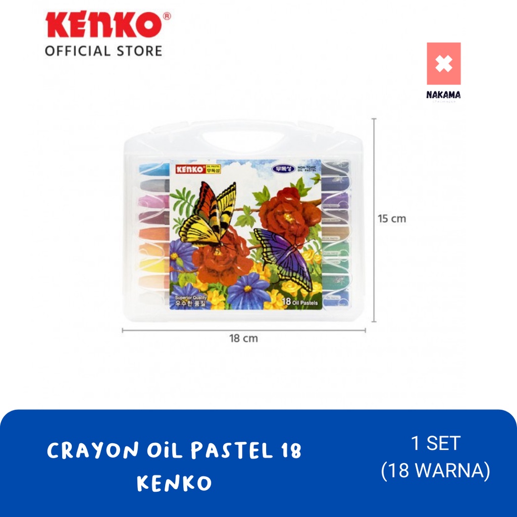 

Crayon Kenko 18 Warna Krayon Oil Pastel