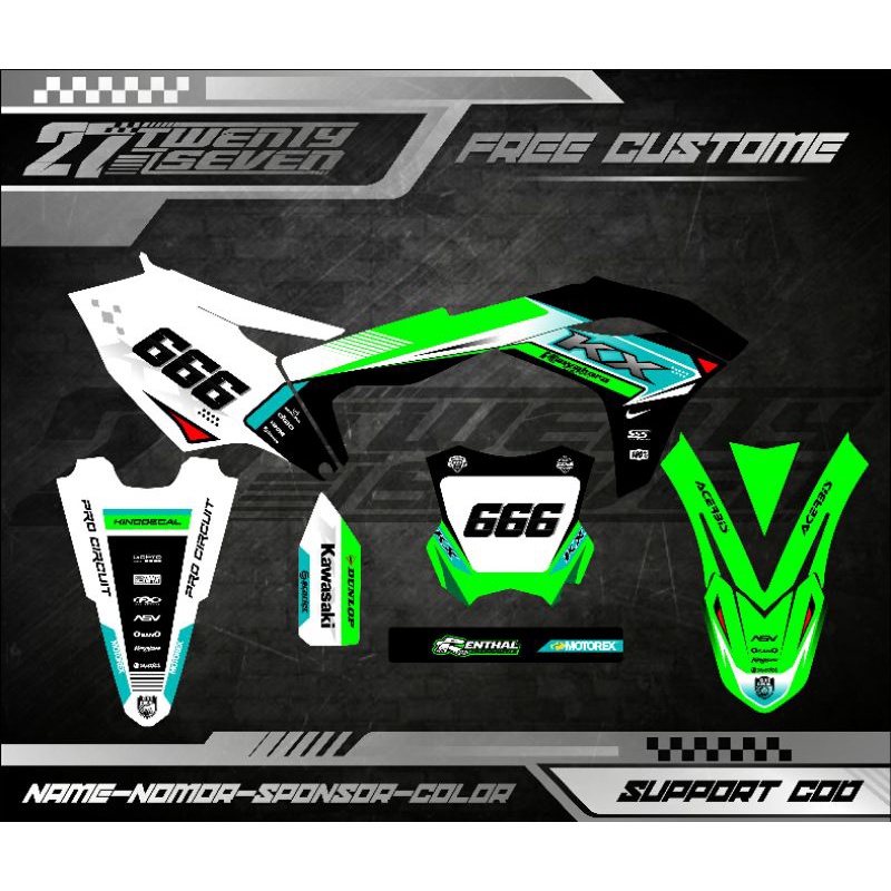 DECAL KX 250 DECAL KX 450 DECAL KXF 250