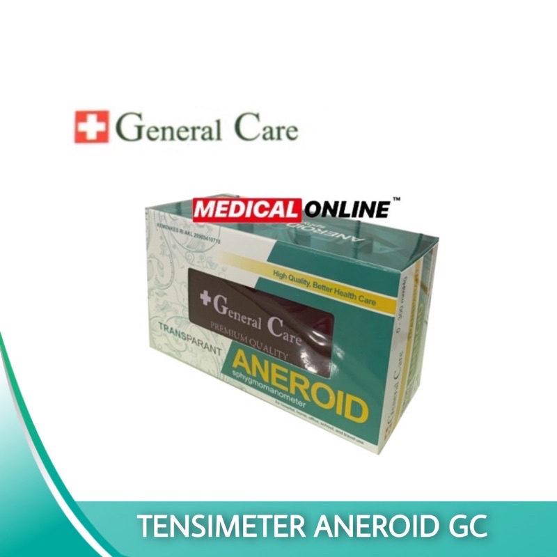 TENSIMETER ANEROID GENERAL CARE GC TENSI METER SPYGMOMANOMETER MANUAL MEDICAL ONLINE MEDICALONLINE