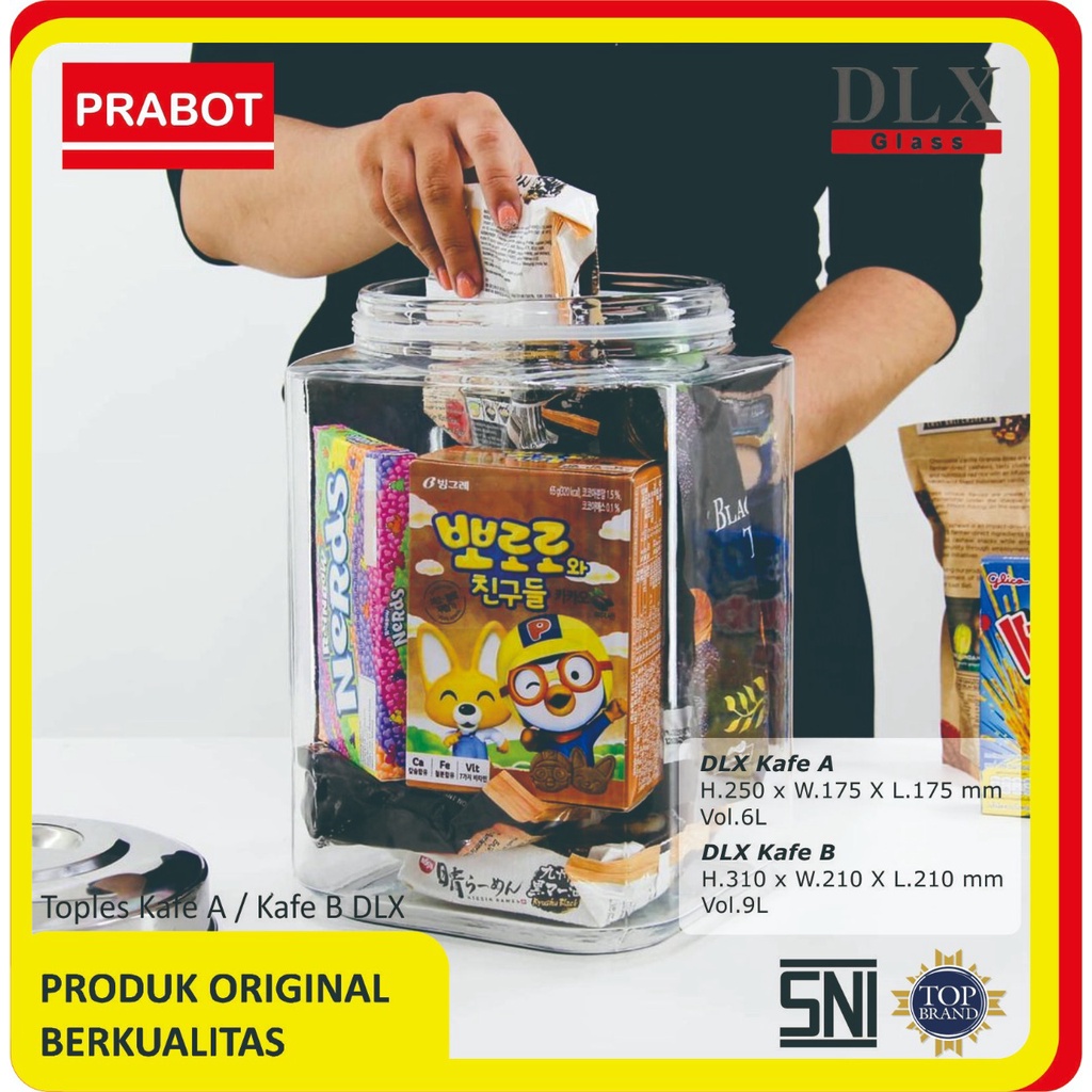 DLX  Dimas Toples Kaca Kafe A Kafe B Kedap Udara