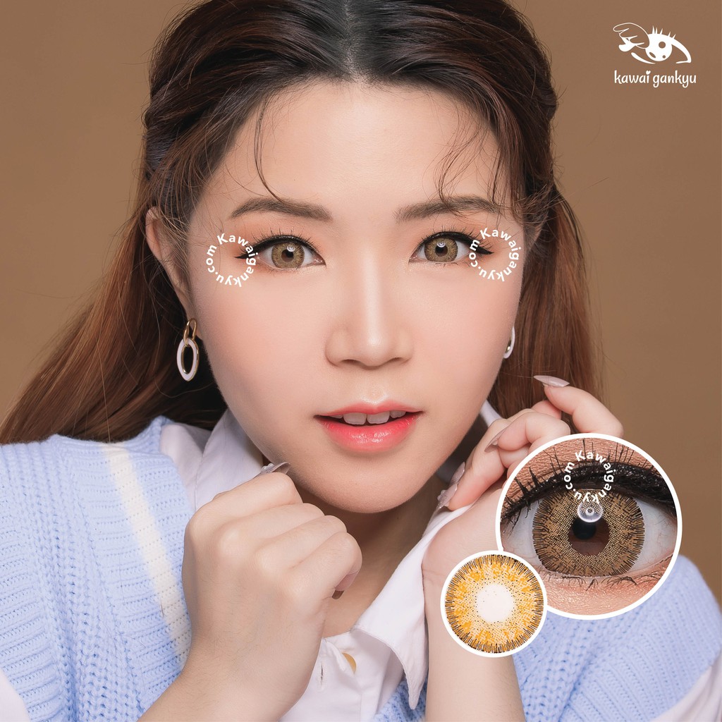 KawaiGankyu Softlens - Princess Venice Brown (1botol)