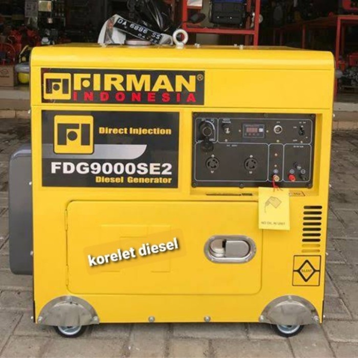 Genset silent solar FIRMAN FDG9000SE2 6KW / GENERATOR SILENT FIRMAN