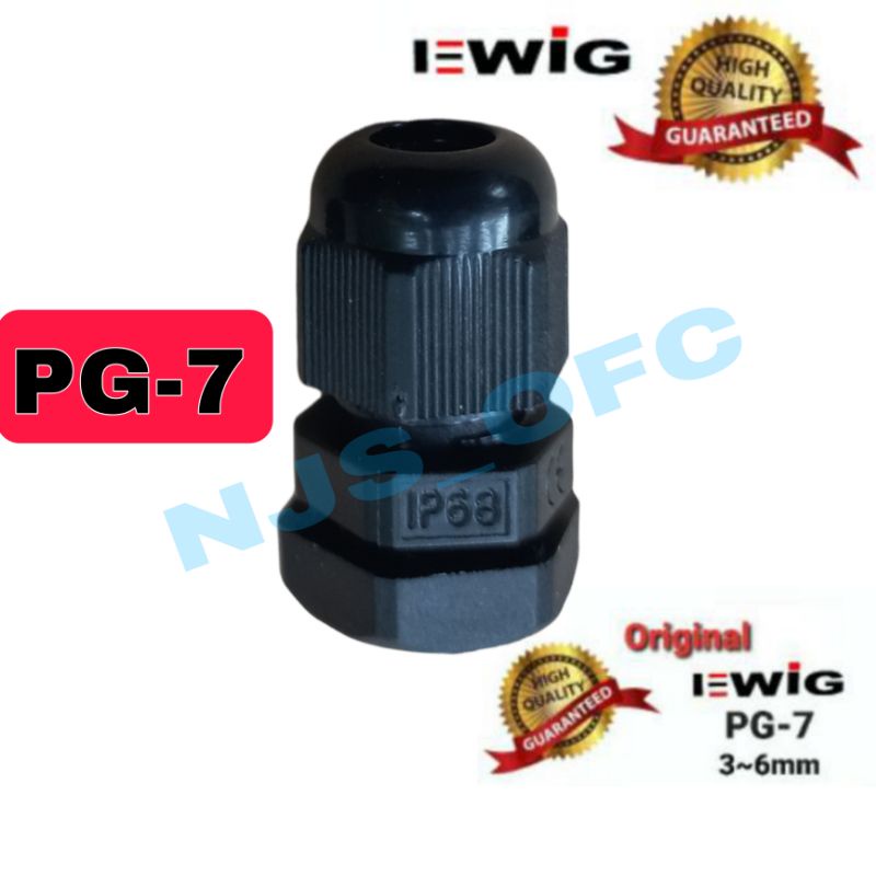 Cable Gland EWIG PG-7 (3-6mm) waterprof