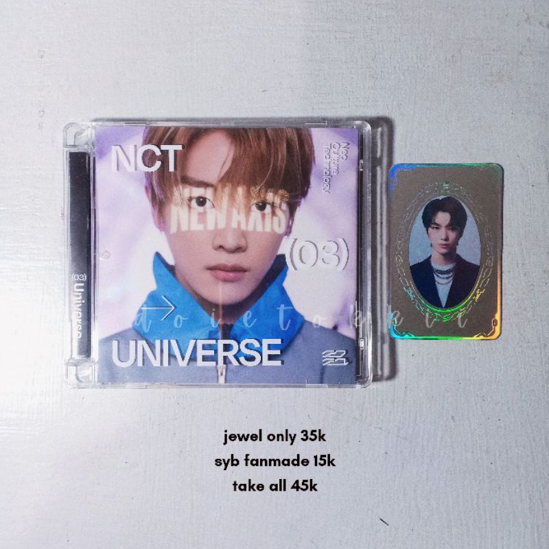 Photocard NCT Sungchan [Album Only Universe Jewel Case, SYB Fanmade]