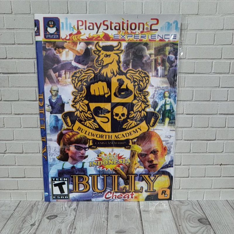 CD  KASET KOPAB PS2 Bully Bahasa Indonesia Plus Cheat