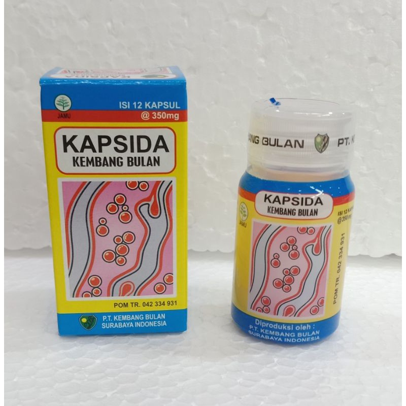Kapsida Kembang Bulan, Kapsul herbal untuk membersihkan darah dari alergi, bisul, koreng dan jerawat